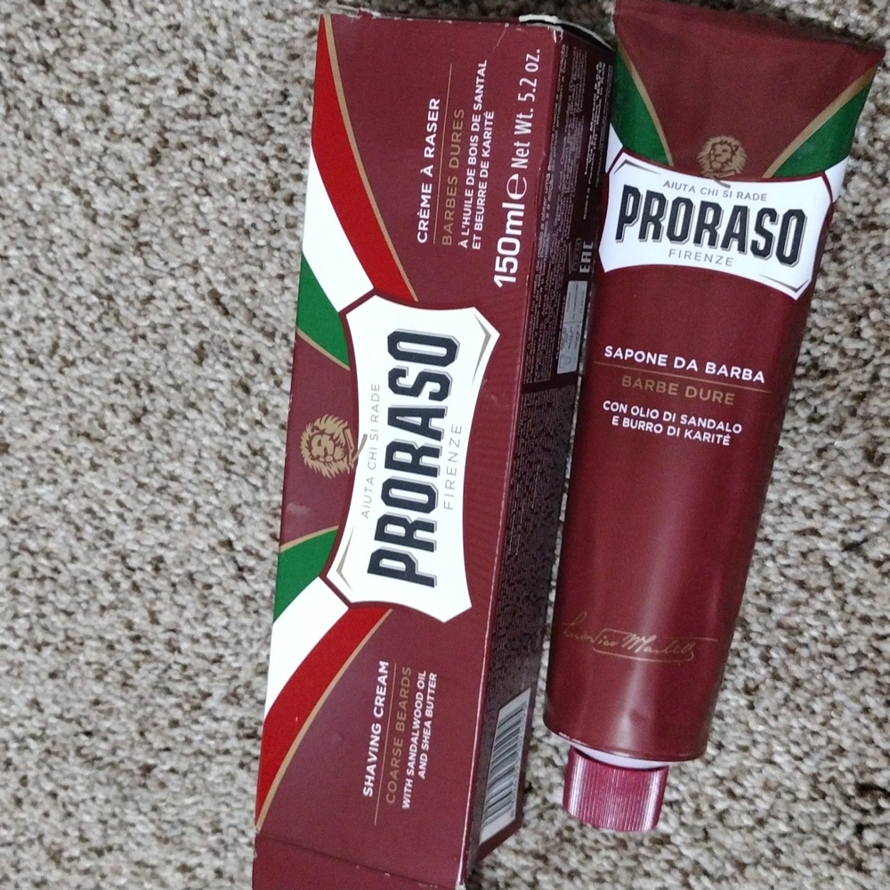 Proraso shaving cream for men